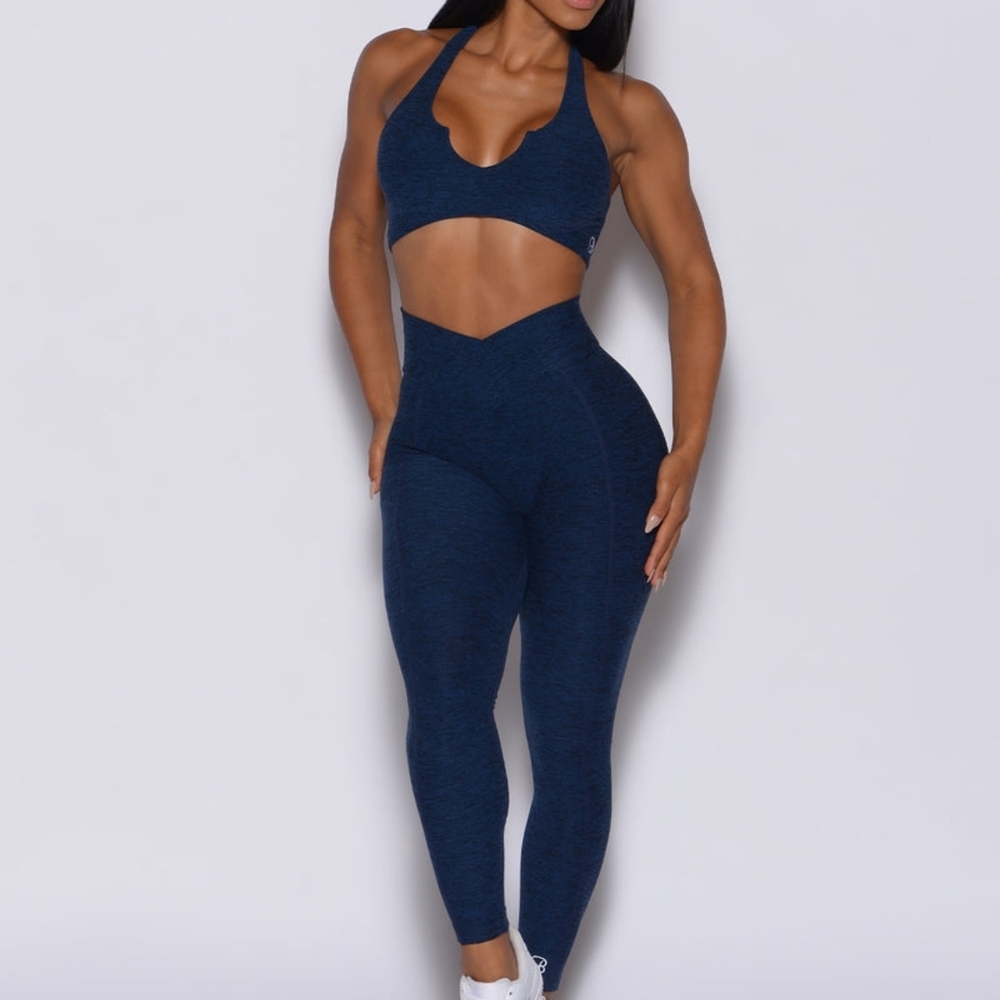 NolongerISO Sapphire Blue Brazilian Contour Leggings Bombshell Sportswear xxs-xs